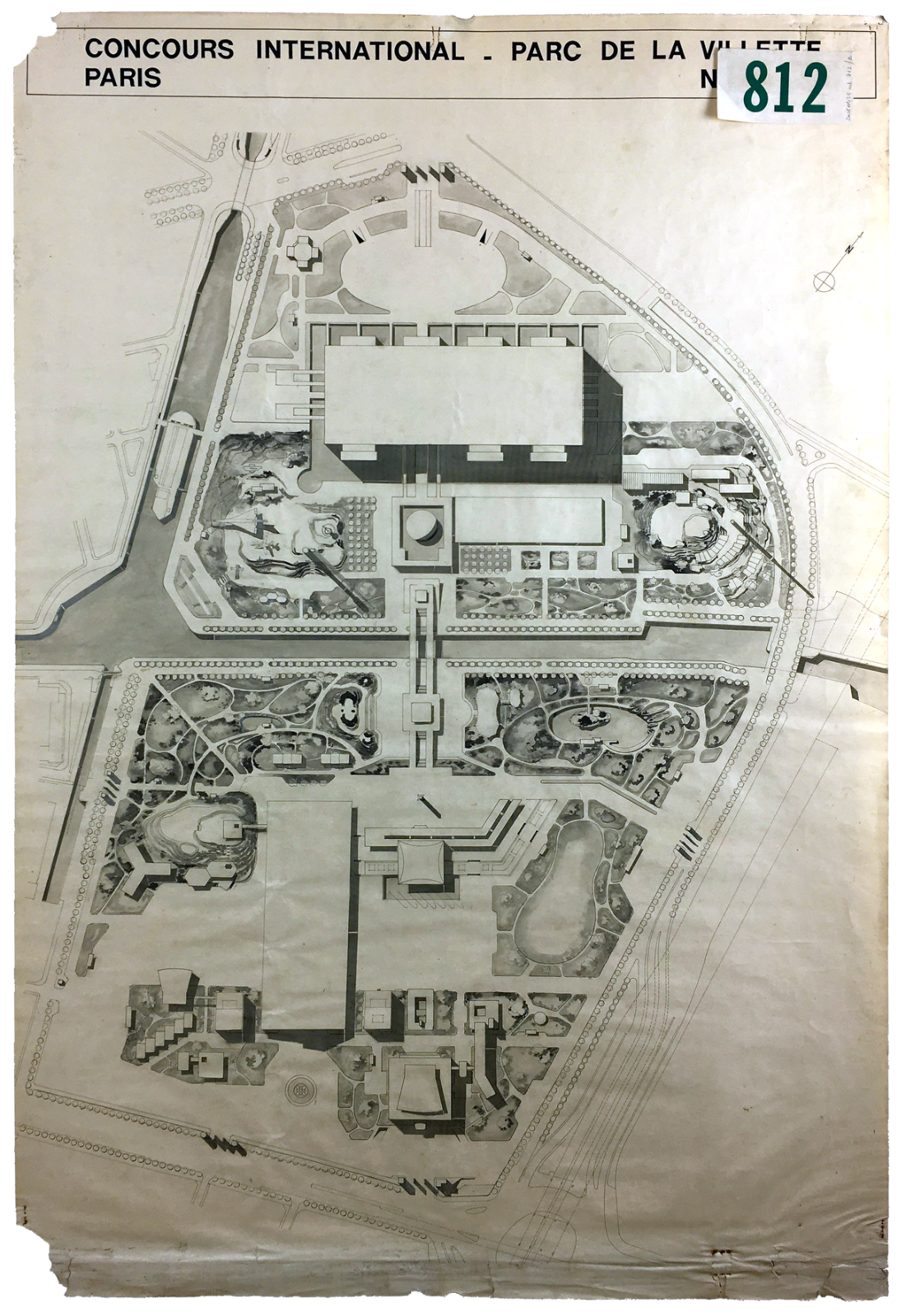 Parc de la Villette International Competition  — Vietnamese modernist architecture. Created by Pham Phu Vinh.